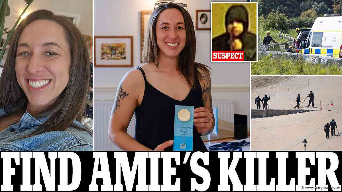 Terrified Bournemouth residents say they're too scared to go out at night following brutal killing of personal trainer and mother Amie Gray as police continue to hunt for hooded suspect caught on CCTV