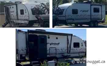 Camper trailer stolen from Highway 17 property