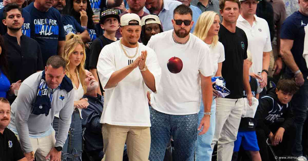 Travis Kelce booed in Dallas during NBA game while Patrick Mahomes receives hometown cheers