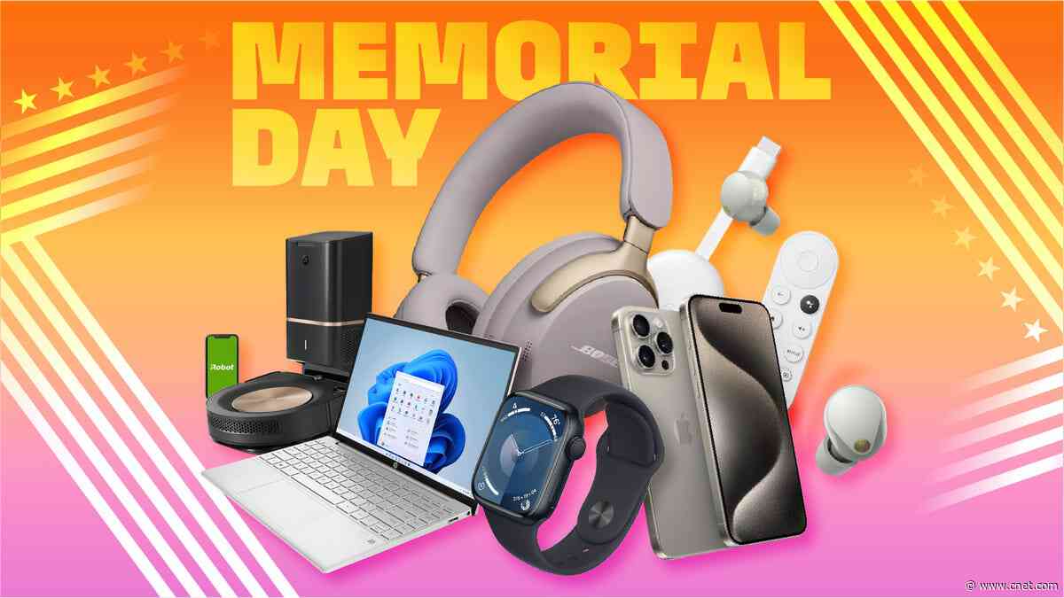 Memorial Day Sales Aren't Over Yet: Find Big Deals on Smart Home, Tech, Mattresses and Much More     - CNET