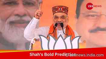 Amit Shah`s Bold Prediction On Lok Sabha Polls: Congress Under 40 Seats, SP Under 4
