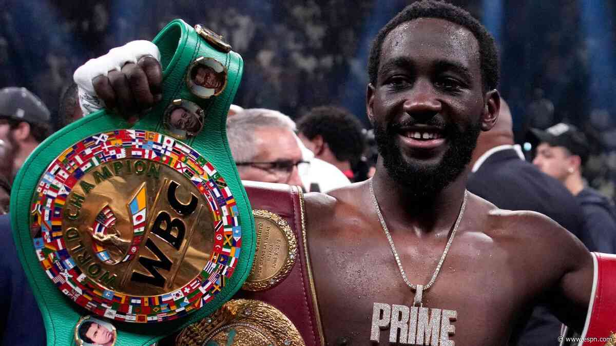 WBC says Crawford welterweight champ in recess