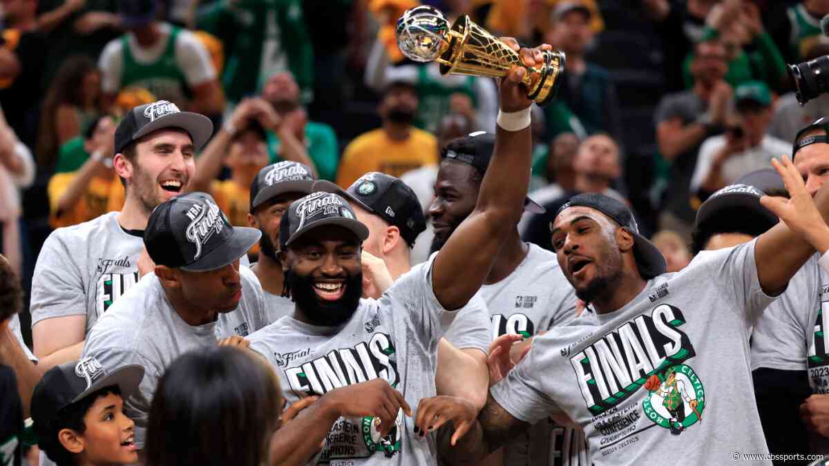 Jaylen Brown wins Larry Bird Eastern Conference Finals MVP award as Celtics return to NBA Finals