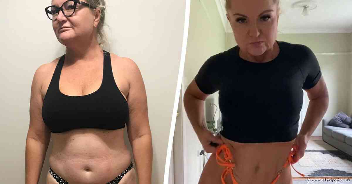 Mum 'ditches old lady body' with health transformation at 51