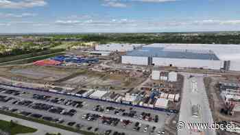 A bird's-eye view of how Windsor's EV battery factory is shaping up