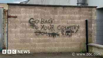 Police investigating graffiti as racist hate crime