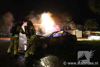 Net geparkeerde auto uitgebrand in Lelystadse woonwijk Punter