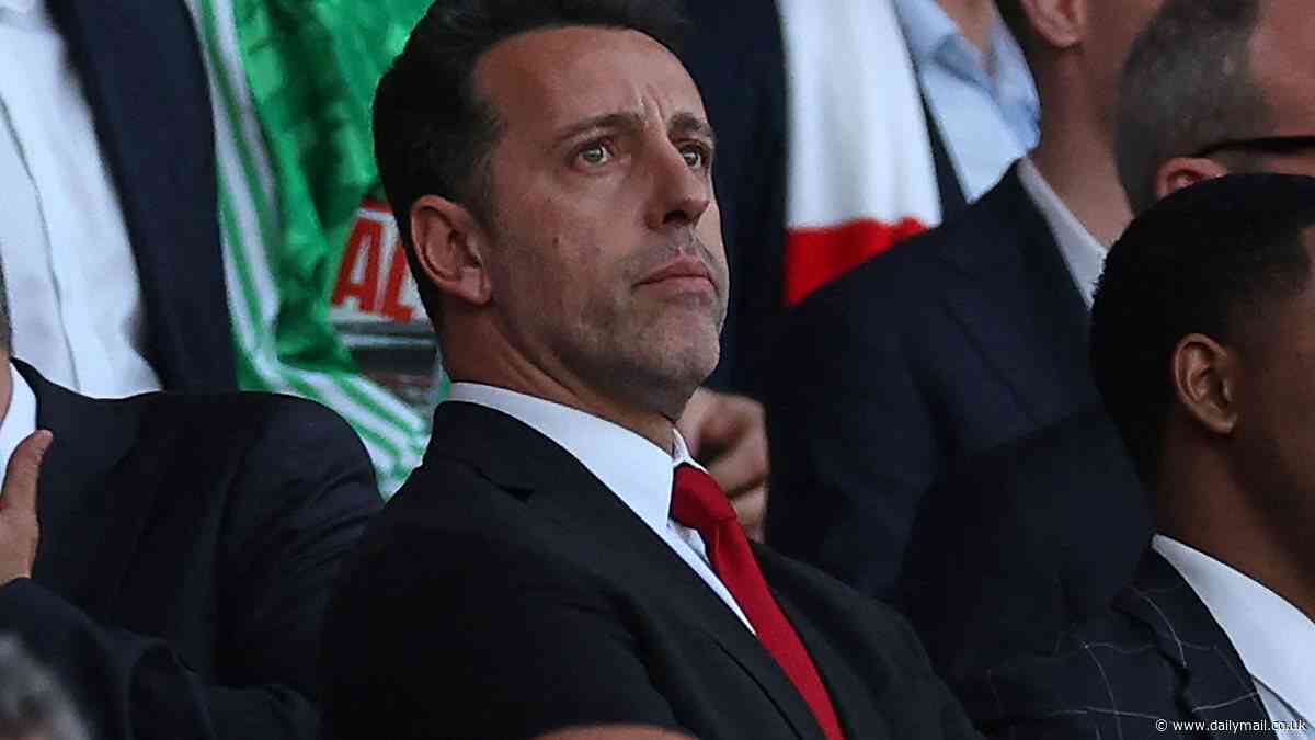 Arsenal chief Edu admits 'there are things that unfortunately mean I cannot say what I feel' about being pipped to title by Man City, as he reflects on 'very strange feeling'