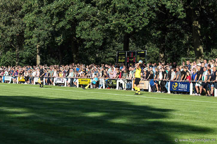 FC Groningen de regio in tijdens voorbereiding