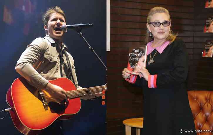 James Blunt blames ‘Star Wars’ workload for Carrie Fisher’s drugs relapse