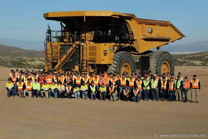 Caterpillar setzt riesigen Elektro-Truck im Bergbau ein