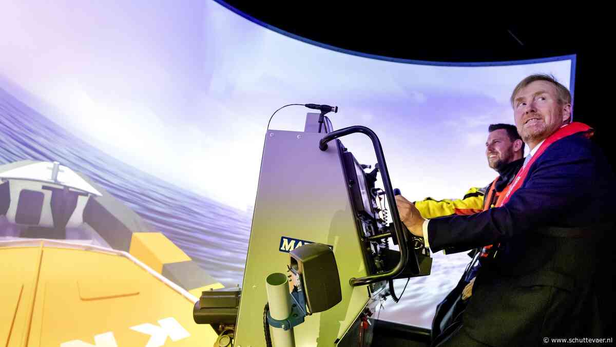 Koning Willem-Alexander ‘stapt aan boord’ in nieuwe simulatorcentrum Marin