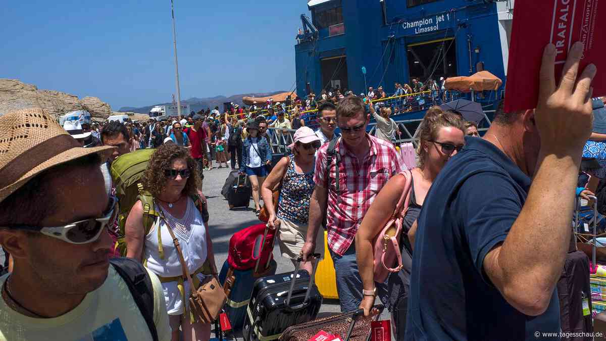 Massentourismus auf griechischen Inseln EU-weit am stärksten