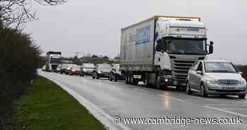 M11 crash sees lane closed near Cambridge with long delays