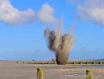 West Wittering Beach ordnance explosion over bank holiday