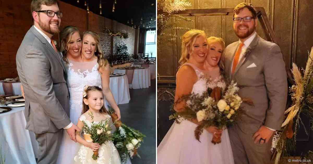 Conjoined twins share never-before-seen wedding photos