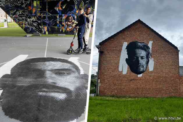 Alle geselecteerden voor het EK krijgen een graffiti-portret: in Limburg kan je één Rode Duivel spotten
