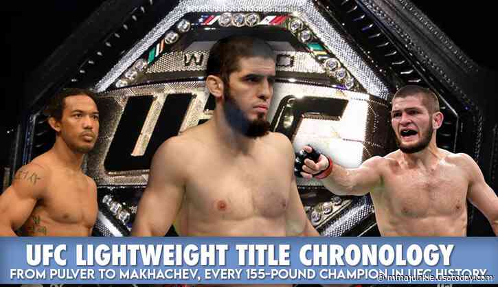 UFC lightweight title history: Jens Pulver, Islam Makhachev, Khabib, Conor and more