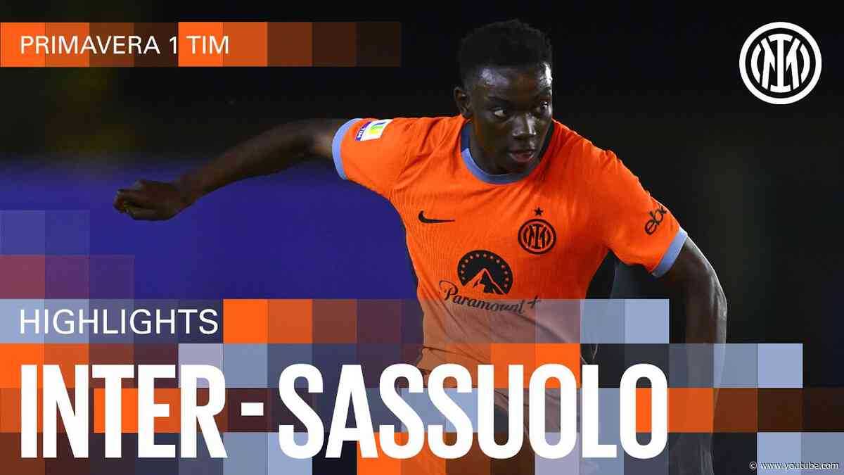 TILL THE LAST SECONDS ⚫🔵 | INTER 1-3 SASSUOLO | U19 HIGHLIGHTS | PRIMAVERA 1 23/24 ⚽⚫🔵