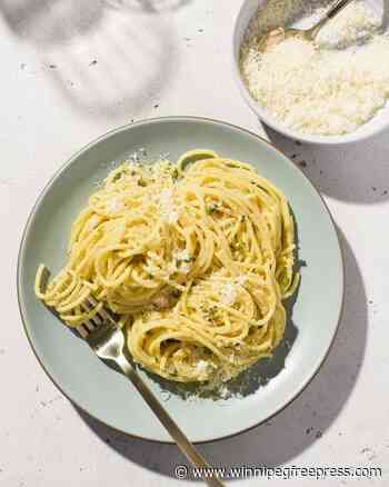 In Amalfi, pesto is made with strips of fragrant lemon zest