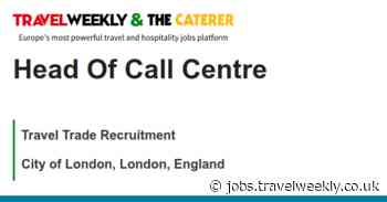 Travel Trade Recruitment: Head Of Call Centre