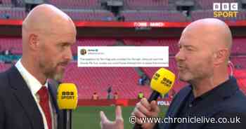Newcastle legend Alan Shearer hits back after Manchester United messages as air turned blue