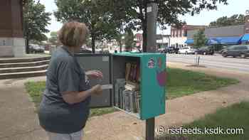 Little Free Library rebuilt after being burned down in south St. Louis