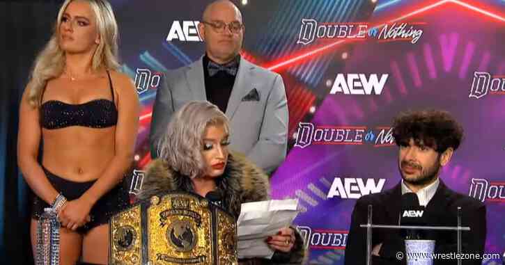 Toni Storm Reads An Erotic Passage From Her ‘Memoir’