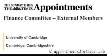 University of Cambridge: Finance Committee – External Members