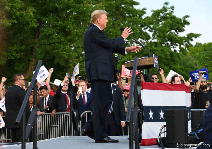 Indictees Unite: Rapper Sheff G Joins Donald Trump At Bronx Rally