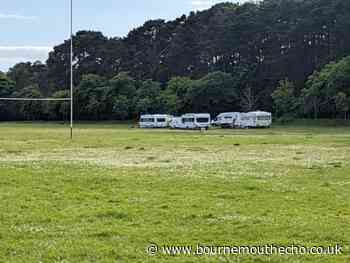 Another traveller site has been set up at Meyrick Park