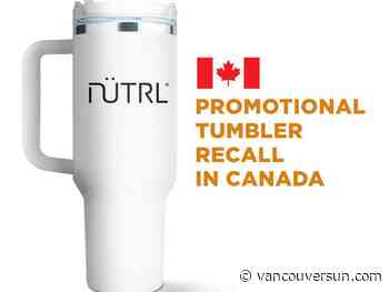 Free NÜTRL-branded tumblers recalled after 43 people fell ill