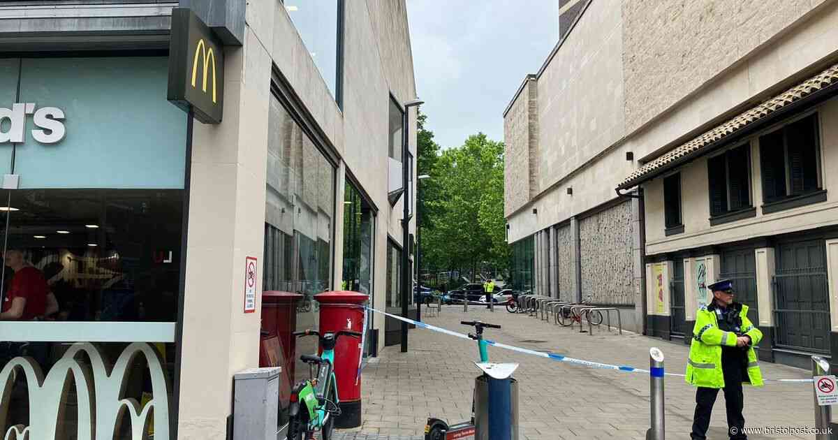 Police cordon off walkway next to Bristol's Cabot Circus after incident - live updates