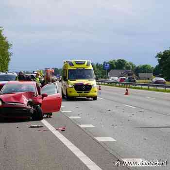 112 Nieuws: Twee rijstroken dicht na ongeval tussen Zwolle en Lichtmis