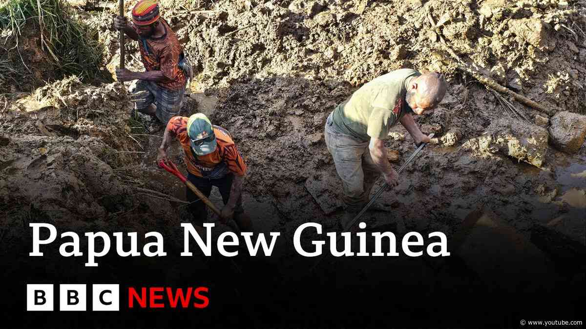 Papua New Guinea landslide threatens thousands more as hopes for survivors fade | BBC News