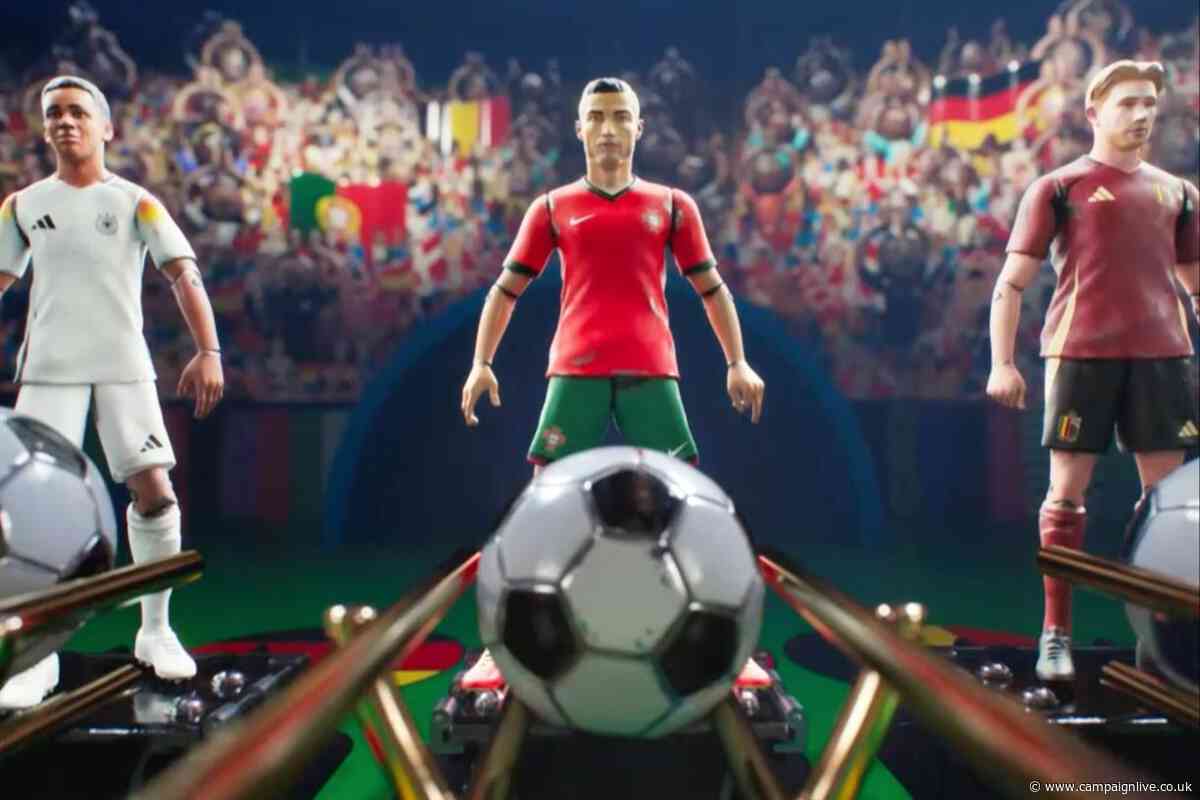 BBC celebrates twists and turns of football in Euros ad