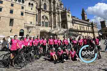 Vrouw van KRC-voorzitter Peter Croonen fietst met 24 vriendinnen naar Santiago de Compostella voor Think Pink
