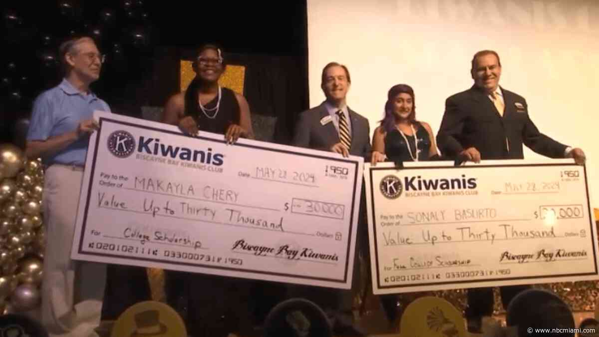 Thousands in scholarships given to students at Booker T. Washington High in Miami