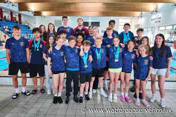 Watford swimmers win 19 medals at east region championships