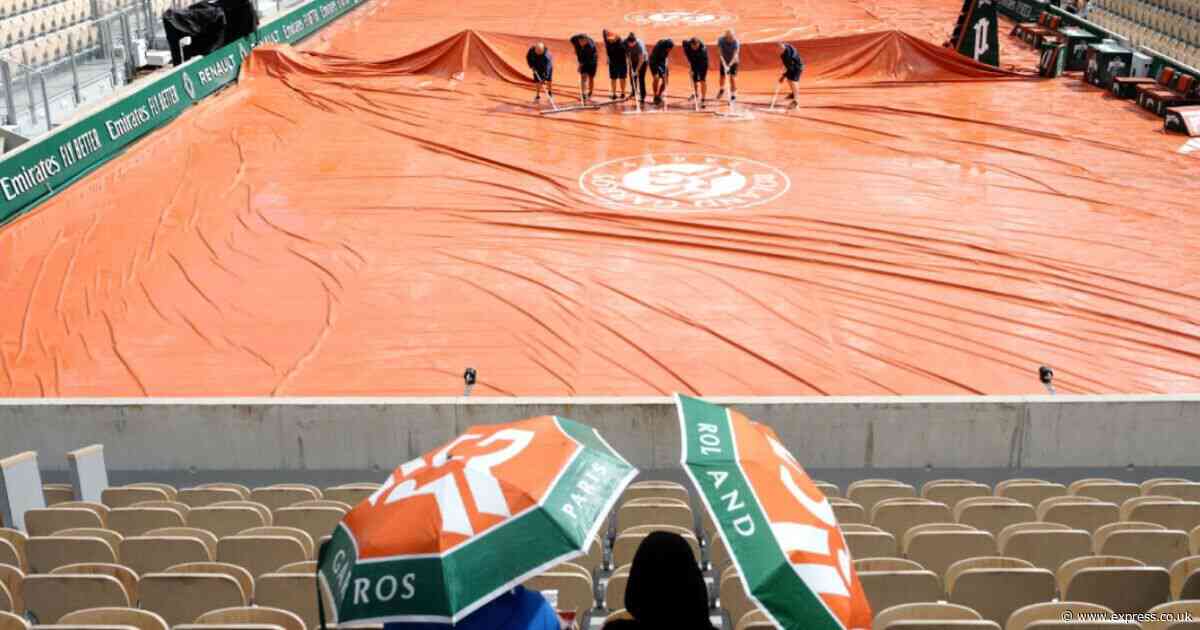 French Open LIVE: Matches cancelled due to weather ahead of Novak Djokovic clash