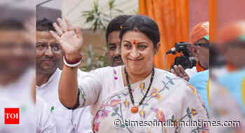 Union minister Smirti Irani chopper failed to land, BJP candidate accuses state govt for lapse