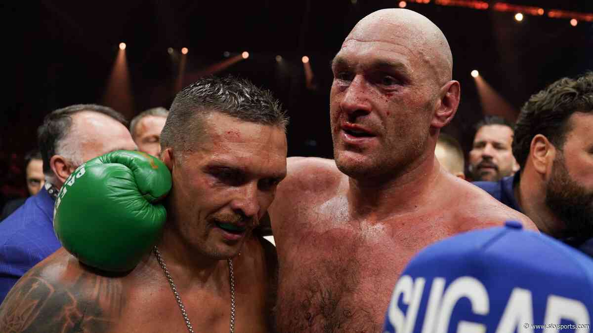 Fury-Usyk rematch date close to being agreed