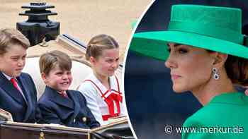Nach Prinzessin Kate: Wackelt auch die „Trooping the Colour“-Teilnahme von George, Charlotte und Louis?