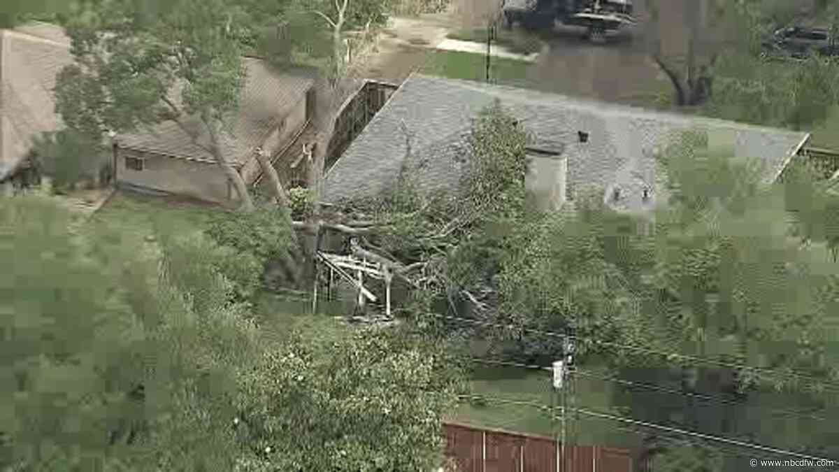 Texas Sky Ranger surveys damage after storms move through North Texas