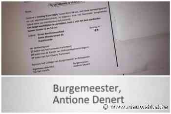 Oproepingsbrieven ondertekend met foutieve naam ‘Antione’ Denert