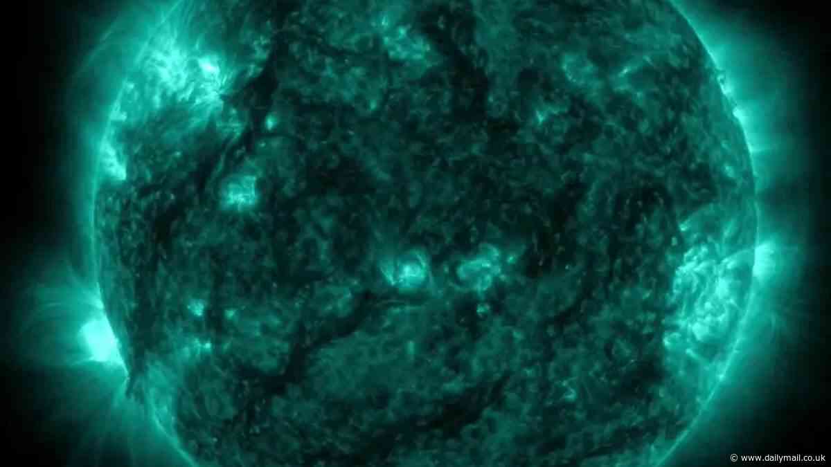 Earth poised for another major solar storm this WEEK creating magnificent auroras - as NOAA gives 60% chance of radio blackouts