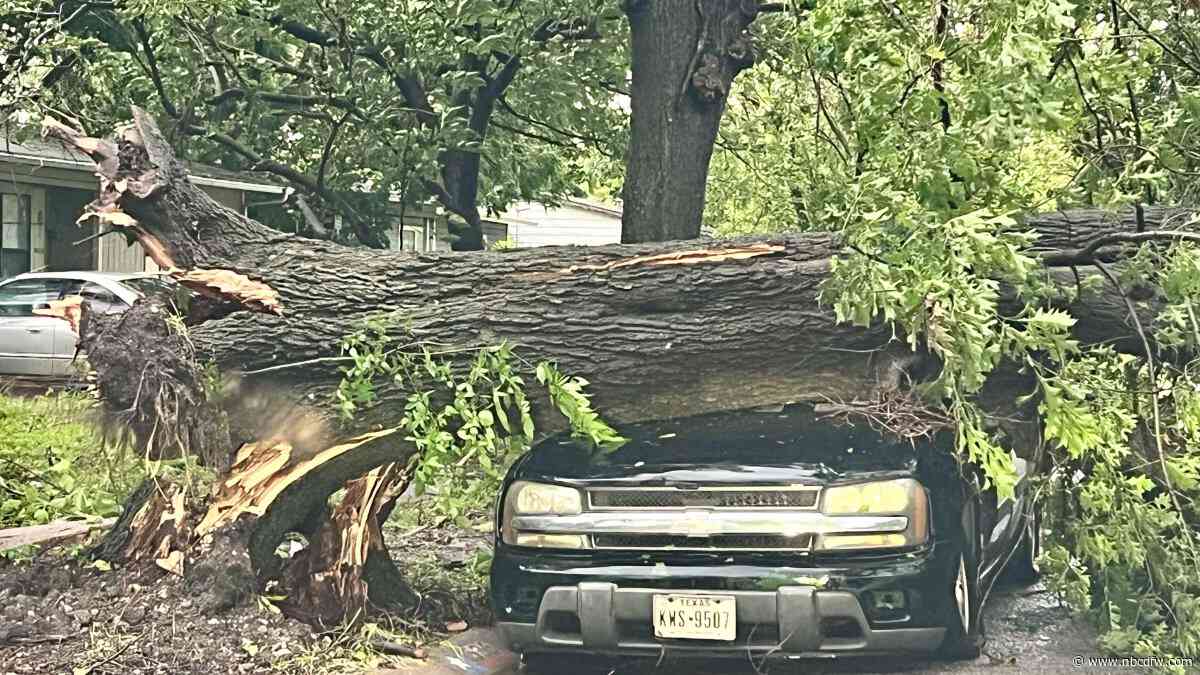 Garland neighborhoods wrecked by powerful storms Tuesday morning