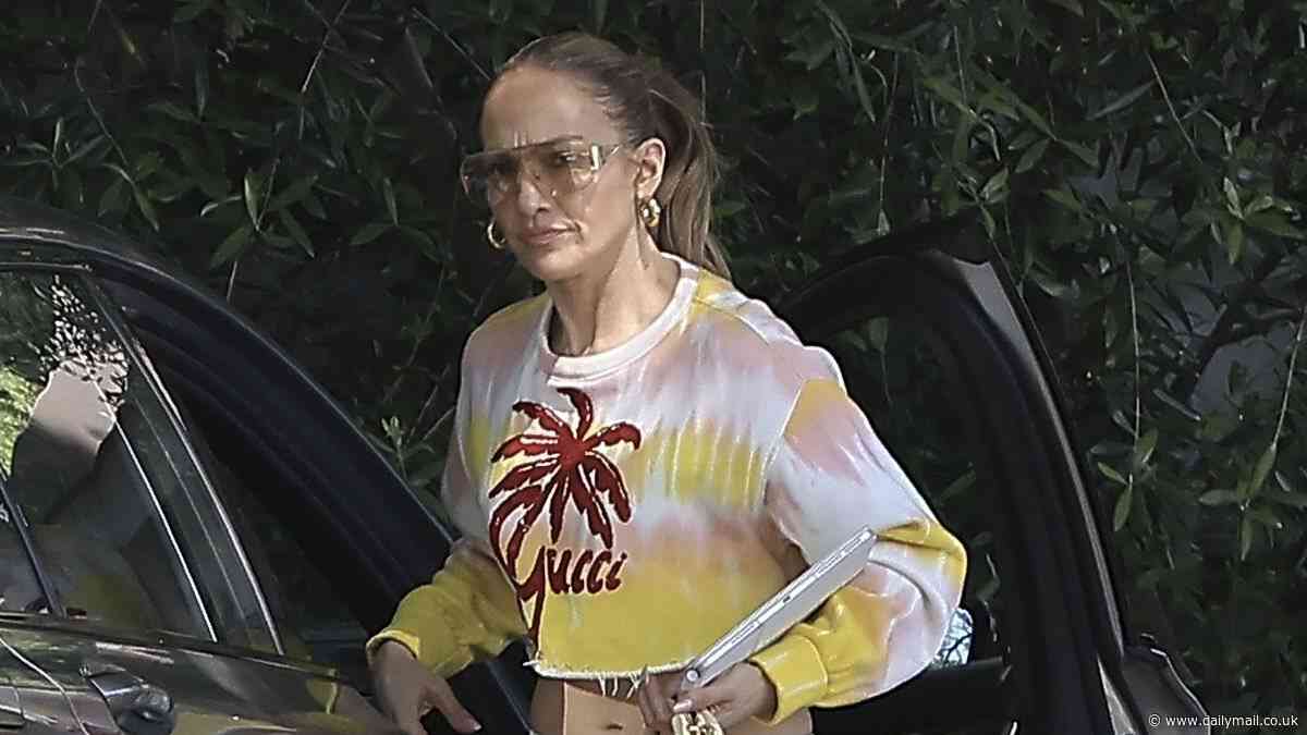 Jennifer Lopez spends Memorial Day without Ben Affleck as she heads to a friend's home in Beverly Hills amid  rumors of marital woes