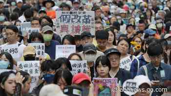 Taiwan's legislature passes changes seen as favoring China, reducing president's power