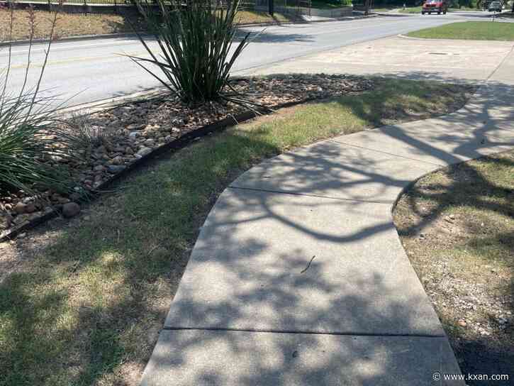 How many miles of 'absent sidewalks' are there in Austin?